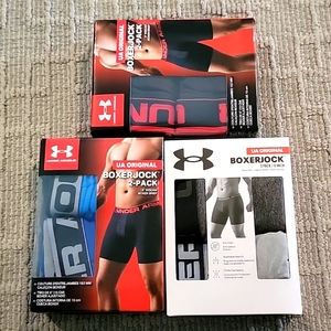 NEW UNDER ARMOUR boxer-jock briefs. Size large.
